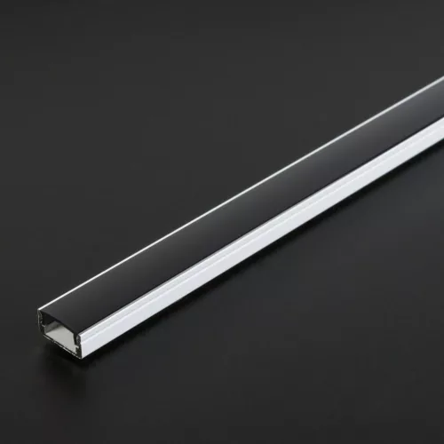 LED aluminium profil sín - 1000 x 17 x 8 mm - U profil - fehér