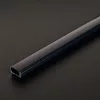 LED aluminium profil takaró búra - fekete - 1000mm (41010/41011hez)