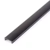 LED aluminium profil takaró búra - fekete - 1000mm (41010/41011hez)