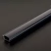 LED aluminium profil takaró búra - fekete - 2000 mm (41011A2-höz)