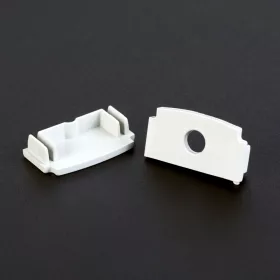 LED aluminium profil végzáró (41026hoz) - 2 db - fehér