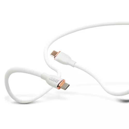 Adatkábel - Type-C / Type-C - fehér - 1 m - 3 A - 60 W