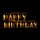 Születésnapi LED-es fényfüzér - "Happy Birthday" - 13 LED - 2 x AA - 2 m