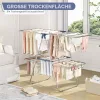 KINGRACK összecsukható szárnyas ruhaszárító, kék
