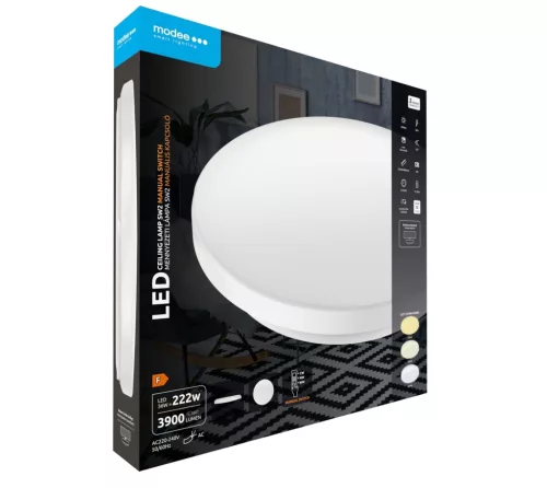 Modee Mennyezeti LED Lámpa (switch) 36W 3CCT D500x80mm SW2 (3900 lumen) ERP