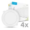 Modee LED Panel Kerek - Beépíthető P-series 12W 4000K (1320 lumen) P4 ERP