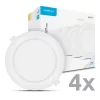 Modee LED Panel Kerek - Beépíthető P-series 12W 6000K (1320 lumen) P4 ERP