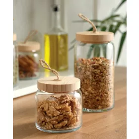 Tároló üveg bambusz tetővel Woody 860ml 43583/1113282