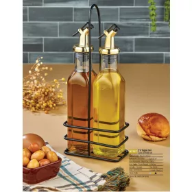 Olaj ecet kiöntő szett üveg 250ml  S-114-1