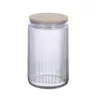 Üveg Élelmiszertároló bambusz tetővel 1500ml S-2085