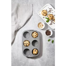 Szilikon sütőforma muffin 6db-os 30008