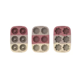   Szilikon sütőforma szett virág muffin fánk 6db-os 30010-2