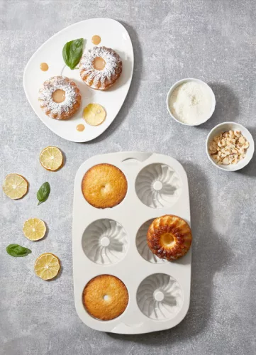 Szilikon sütőforma szett virág muffin fánk 6db-os 30010-2