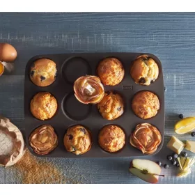 Szilikon sütőforma muffin 12db 37002