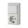 GAO 0314H Business Line IP20 földelt aljzat és váltókapcsoló, csatlakozóaljzat és váltókapcsoló kombináció, beltéri, 230 V~ / 50 Hz / 16