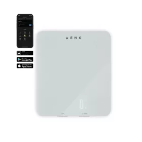   AENO AKS0001S KS1S intelligens konyhai mérleg, max. 8 kg kapacitás, LED kijelző, Bluetooth csatlakozás, edzett üvegfelület