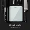 AENO AKS0001S KS1S intelligens konyhai mérleg, max. 8 kg kapacitás, LED kijelző, Bluetooth csatlakozás, edzett üvegfelület