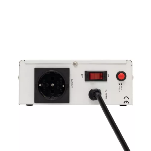 HOME AVR2000S feszültségstabilizátor, 2000VA, automatikus működés, vékony kivitel, falra szerelhető, színes digitális kijelző, teljeskör