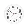 Home AWC250WH fali óra, üveg előlap, kontrasztos, jól leolvasható számlap, 1xAA elem tápellátás, átmérő 250mm