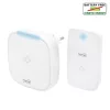 Home DBK 1500AC vezeték nélküli csengő, elem nélküli, 150m hatótáv, 36 dallam, 4 fokozatú hangerő, fényjelzés, kinetikus nyomógomb, 230V