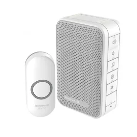   Honeywell Home DC313N vezeték nélküli csengő, 150m hatótáv, 6 dallam, LED jelzőfény, IP55 nyomógomb, elemes tápellátás