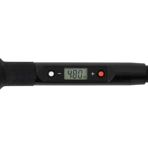 Home FPL 80W hőfokszabályozós, digitális forrasztópáka, LCD digitális kijelző, szabályozható hőmérséklet (180-480 °C), 230 V~ / 80 W max