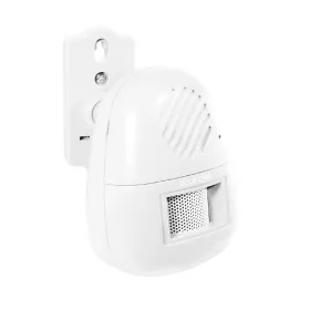   Home HS 11 belépésjelző fali tartóval, 120°-ban állítható, állítható hangerő, hálózati adapter csatlakoztatási lehetőség, elemes tápellá