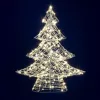 Home KAD45 fém fenyő dekoráció, 160db melegfehér micro LED, 5 m tápvezeték, adapteres tápellátás, beltéri kivitel