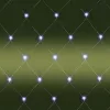 Home KLN 240C/WH LED-es háló, 3x3 m / 240 db hidegfehér LED, zöld vezeték, állófényű, hálózati adapter, kül- és beltéri kivitel