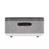HOME LTCR06 multimédia lejátszó és ébresztőóra, 2x5 Watt, Qi telefontöltés, Bluetooth TWS, FM rádió, LED kijelző, beépített akkumulátor