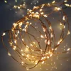 Home ML 160/WW micro LED-es fényfüzér, 15,9 m / 160 db melegfehér micro LED, állófényű, vékony vezeték, hálózati adapter, kül- és beltér