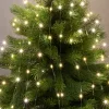 Home ML 200/WW micro LED-es fényfüzérköteg, 200 db melegfehér micro LED, 10 ágú, vékony, ezüstszínű vezeték, hálózati adapter, kül- és b