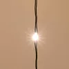 Home ML 250G/WW micro LED-es fényfüzérköteg, 250 db melegfehér micro LED, 10 ágú, vékony, zöld színű vezeték, hálózati adapter, kül- és 
