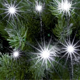   Home ML 30/WH micro LED-es fényfüzér, 2,9 m / 30 db hidegfehér micro LED, állófényű, kapcsolható és időzíthető, átlátszó vezeték, elemes