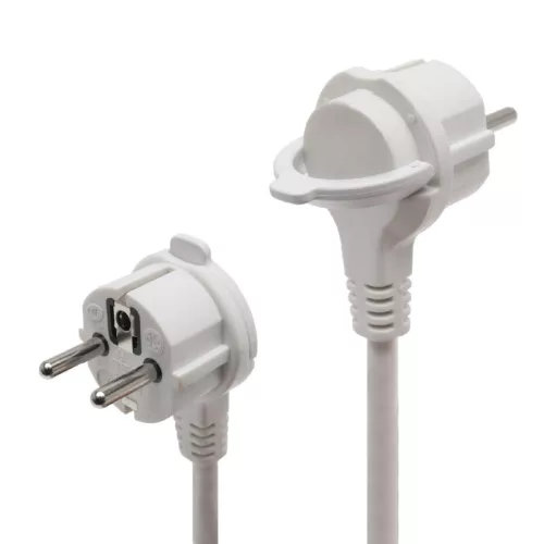 Home NV 06TK/WH talpkapcsolós elosztó világító kapcsolóval, 1,5 m, H05VV-F 3G1,0 mm2 kábel, 6 aljzat gyermekvédelemmel, max. 3500W, fehé