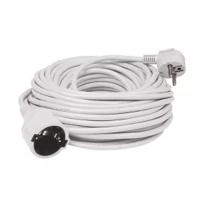   Home NV 2-3/WH/1,5 hosszabító, 3 m, H05VV-F 3G1,5 mm2 kábel, IP 20 kivitel, 250V~/16A/3680W, pipa alakú dugó és egyenes lengő aljzat, fe