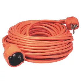   Home NV 2-5/OR/1,5 hosszabító, 5 m, H05VV-F 3G1,5 mm2 kábel, IP 20 kivitel, 250V~/16A/3680W, pipa alakú dugó és egyenes lengő aljzat, na