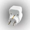 Home NVT 1/WH túlfeszültség védett hálózati aljzat, gyermekvédelemmel ellátva,  túlfeszültségvédelem 4500 A-ig, IP20 kivitel, max.3680W,