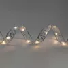 Home RLS15WH LED-es szalag mintákkal, ezüst színű szalag, 8 funkció, 150db hidegfehér LED, 15m hosszú, 5cm széles, adapteres tápellátás,