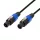 SAL SPEAKON5 hangfalkábel, Speakon dugó / Speakon dugó, 5 méter, 7.2mm, 2x1.5mm2, réz vezeték