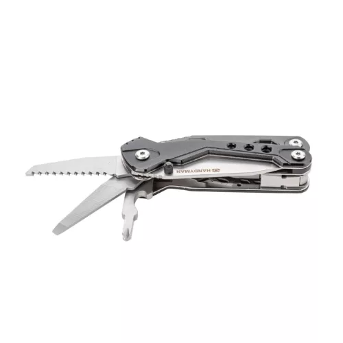 True Utility Handyone, TU181, 18 in 1, 7 cm penge, mágneses bitfej tartó, 9 féle bitfej, rozsdamentes acélváz, eluxált alumínium foganty